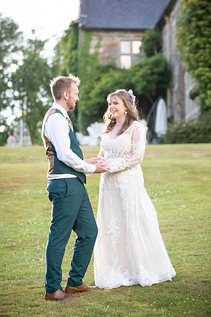 Nature's Embrace: Natural Wedding Photos at Talhenbont Hall